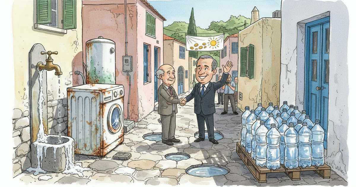 «Έχω 100 αναλύσεις»: «ανθρώπινης χρήσης» νερό, λέει ο πρόεδρος της ΔΕΥΑΖ. Τα νούμερα λένε άλλα